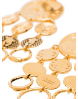 Emoji disk drop earrings