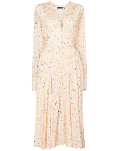 Tracy floral-print midi dress