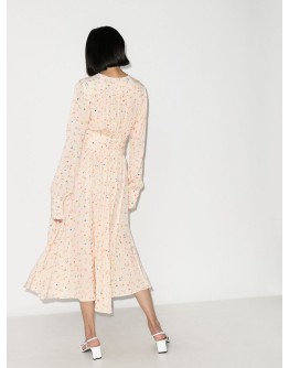 Tracy floral-print midi dress