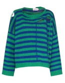 asymmetric striped jumper