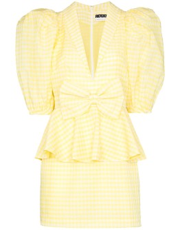 Johanna gingham mini dress