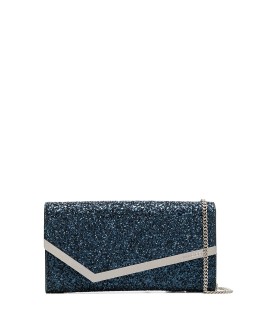 Emmie glitter clutch bag