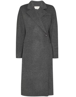 double-breasted wool coat