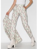 floral-print tailored trousers 