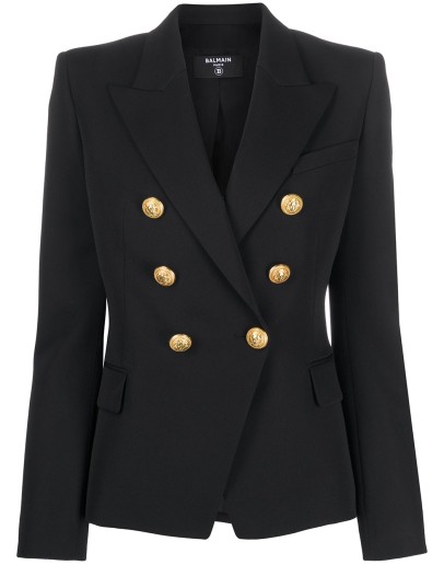 double-breasted blazer