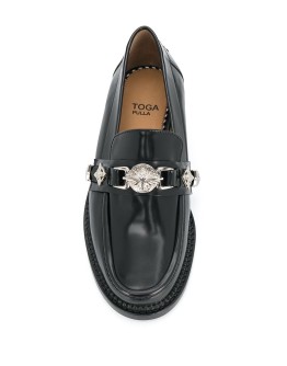 low-heel loafers
