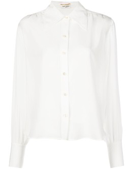 pointed collar shirt