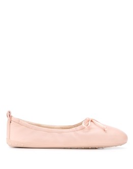 leather ballerina shoes