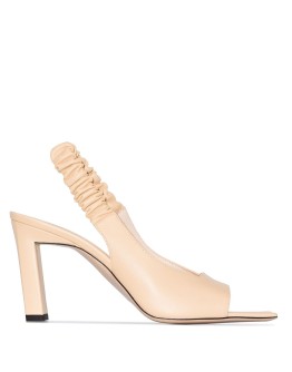 Isa 85mm slingback leather sandals