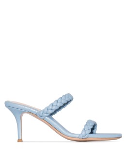 plaited strap 70mm sandals