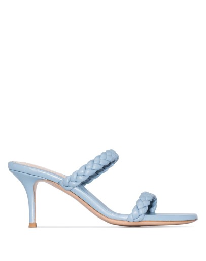 plaited strap 70mm sandals