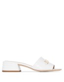35mm leather mules