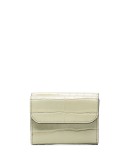 C croc-effect wallet