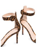Portofino 105mm leopard-print suede sandals