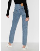 logo-embellished straight-leg jeans