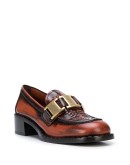 woven 40 loafers