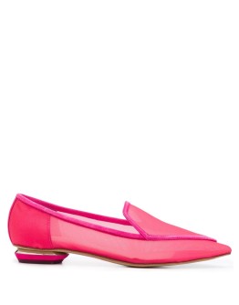 Beya mesh pointed toe loafers