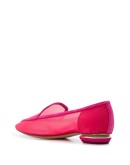 Beya mesh pointed toe loafers