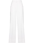 high waist wide leg trousers