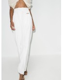 high waist wide leg trousers