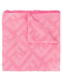 jacquard FF motif stole