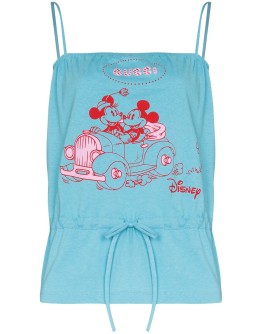 Mickey Mouse-print top