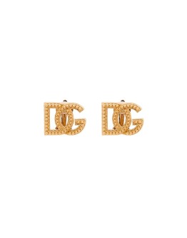 gold-tone studded earrings