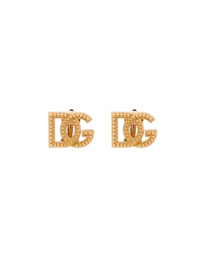 gold-tone studded earrings