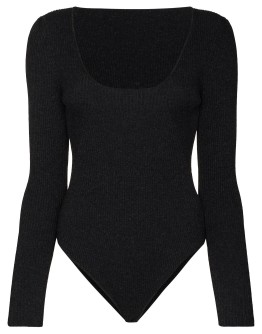 Adour scoop-neck bodysuit