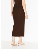 Espera ribbed-knit midi skirt
