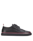 leather brogue trainers