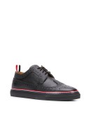leather brogue trainers