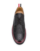 leather brogue trainers