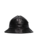 logo pattern bucket hat