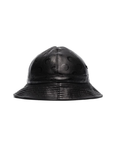 logo pattern bucket hat