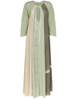 panelled lace dress