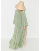 panelled lace dress