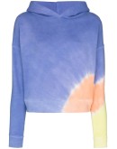 Glow tie-dye print hoodie