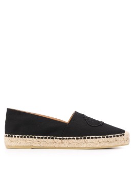embroidered logo espadrilles