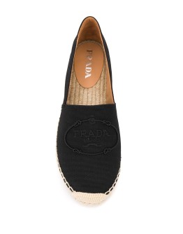 embroidered logo espadrilles
