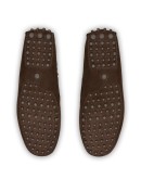 lace-up suede loafers