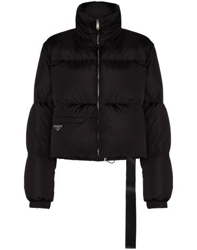 belted puffer jacket