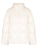 logo print puffer jacket