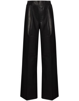 Duchesse high-waist trousers