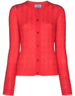 cable knit cardigan
