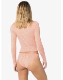 Cali zip rasher beach top