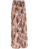 Elsa snake-print maxi skirt