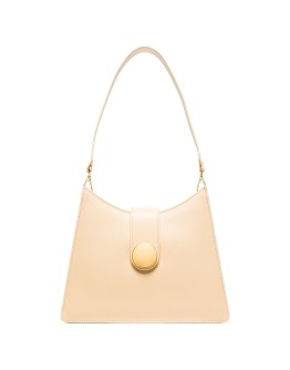 Cat leather shoulder bag