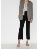 scallop-trim cady trousers