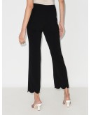 scallop-trim cady trousers